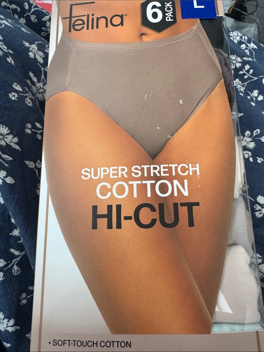 Felina Taupe Hi-Cut Super Stretch Cotton Briefs - Pack Style